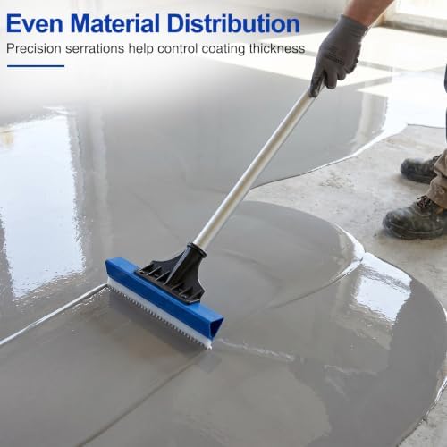 2 Pack Epoxy Floor Squeegees Notched Squeegee - Image 4
