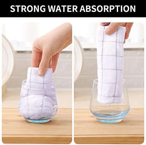 Homaxy 100% Cotton Terry Kitchen Towels, 5 Pack - Image 3