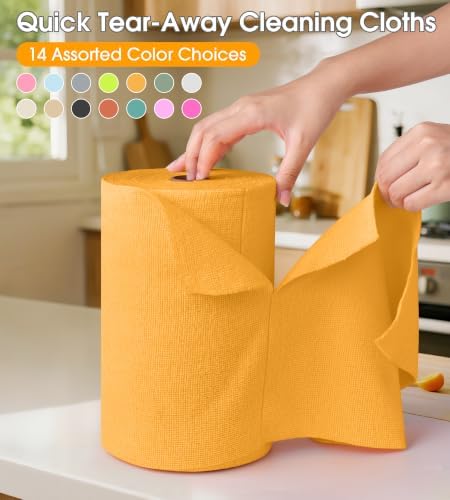KitchLife Microfiber Cleaning Cloth Roll, 200 Pack - Image 6