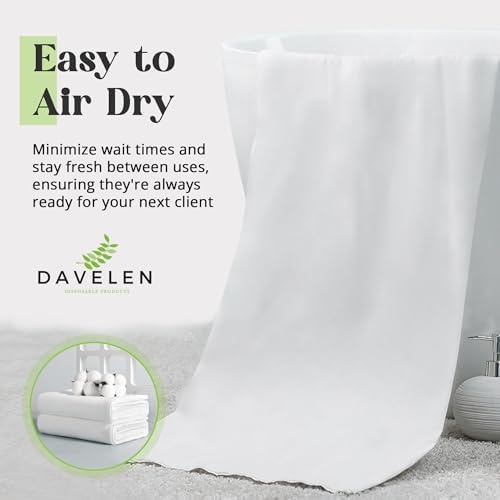 DAVELEN Disposable Large Luxury Towels Spa and Salon Quality Softness - Image 5