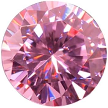 Pink Gemstone Color Cubic Zirconia Loose Beads Unset by AierCrystal