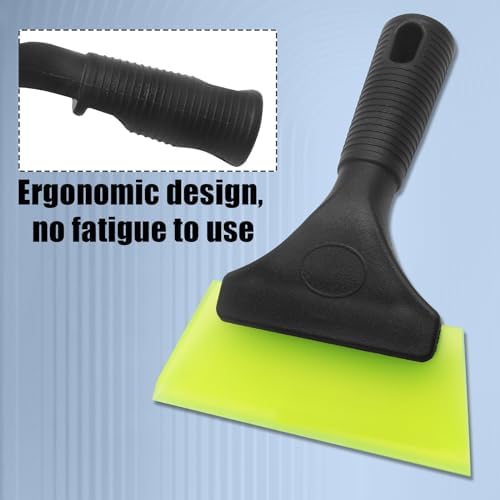 2 Pcs 5 Inch Green Car Window Squeegee Silicone - Image 3