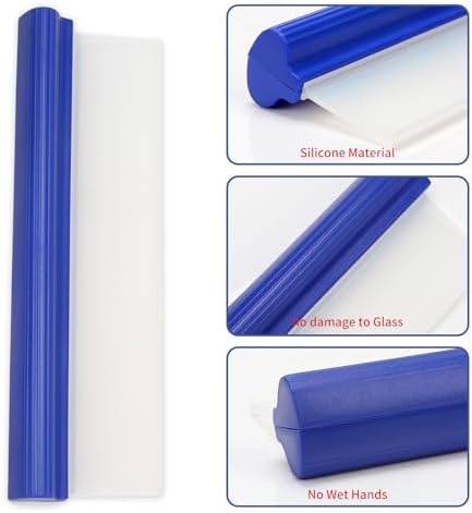 2 Pack 12inch car Squeegee, Silicone Squeegee, car Window Squeegee, Flexible - Image 3