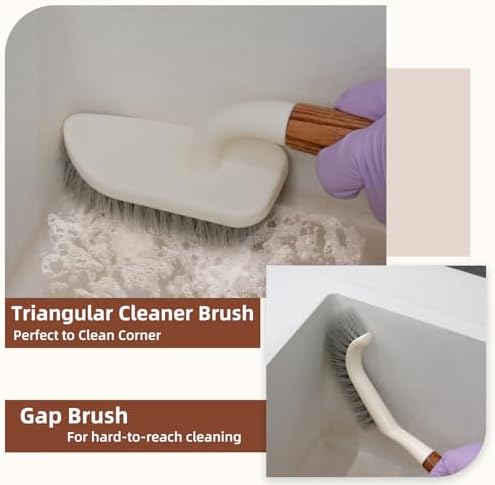 4-Pack Heavy Duty Scrub Brushes Set - Image 6