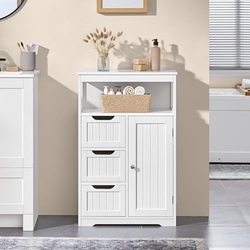 Yaheetech Small Freestanding Bathroom Storage Cabinet - Image 2
