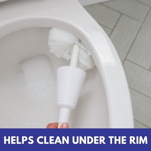 Don Aslett Johnny Mop | Set of 3 Toilet Brushes | 14" Handle to Easily Clean - Image 3