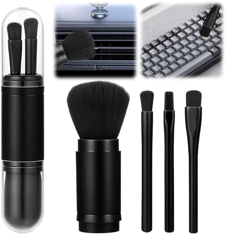 4 Pack Exquisite Duster Brush Kit, Mini Keyboard Cleaning Brushes Kit Model by Unknown