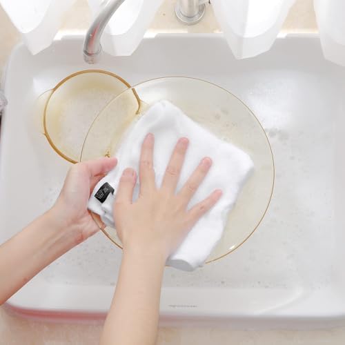 Homaxy 100% Cotton Waffle Weave Kitchen Dish Cloths - Image 4