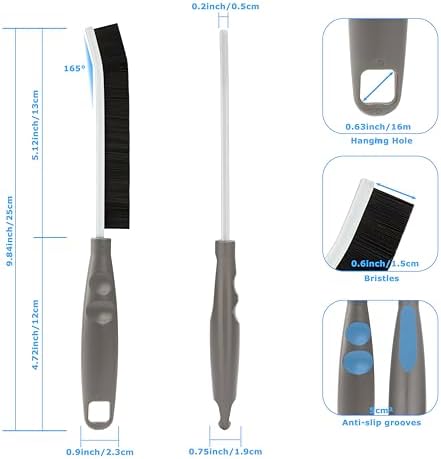 2026 NEW Ergonomic Anti-Slip Handle Grout Brush, Hard Bristle Multi-Purpose - Image 2