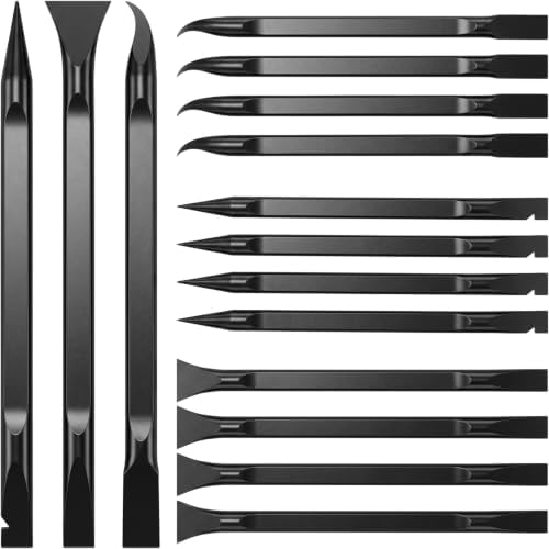 Minatee 18 Pcs Carbon Fiber Plastic Scrapers Cleaning Tool Non-scratch Plastic by Minatee