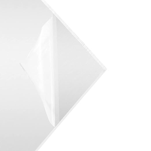 2 Pack 6061 12 x 12 x 1/4 Inch Aluminum Sheet, T6 Heavy Duty Flat Plain Multifunctional Metal Square Aluminum Plate Sheet for DIY Construction, Mechanical Workshop