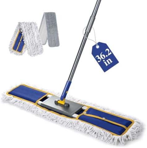 Masthome 36" Commercial Dust Mop, Large Microfiber Mops by Masthome