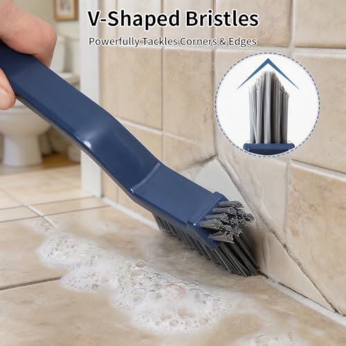 3-in-1 Grout Brush and Crevice Cleaner, - Image 2