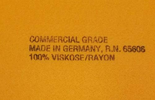 German Shammy Floor Cloth 20 x 27 in 180 GSM Orange 5 Pack - Image 2