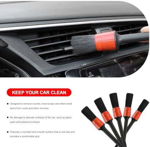 10PCS Car Detailing Brush Set, Auto Detail Dust Brushes - Image 4