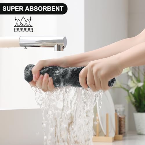 Homaxy 16 Pack 100% Cotton Kitchen Towels and Dishcloths Set - Image 3