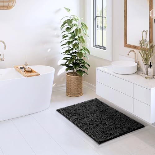 Hearth & Harbor Bathroom Rugs, Chenille Bath Mat - Image 4