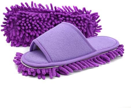 Women's Microfiber Floor Cleaning Mop Slippers by Friendly+House
