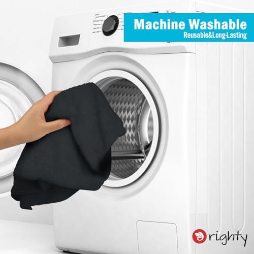 Orighty 24-Pack Black Hand Towels, 16x29 inch Microfiber Gym Towels - Image 6