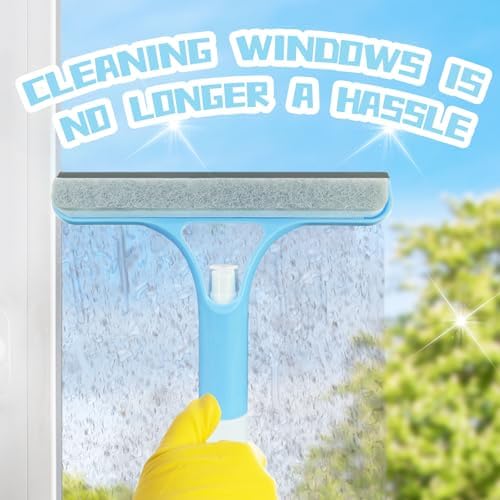 3 in 1 Window Cleaning Scraper, All-Purpose Spray Window Squeegee Cleaner Tool - Image 5