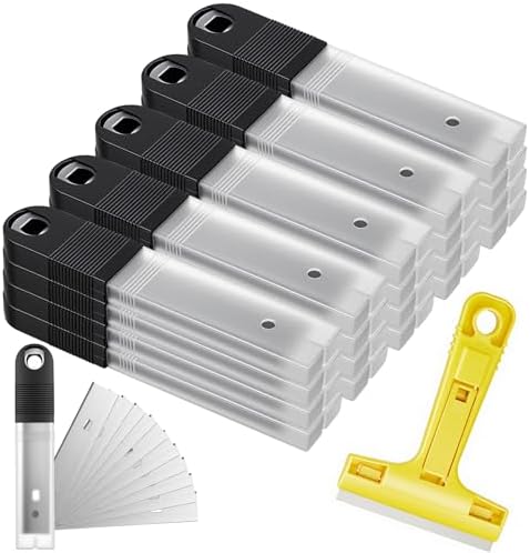 Hicarer 200 Pcs 4 Inch Floor Scraper Blades Compatible by Hicarer