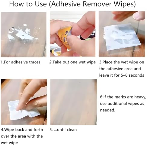 Adhesive Remover, Clean Up Wipes - Image 3
