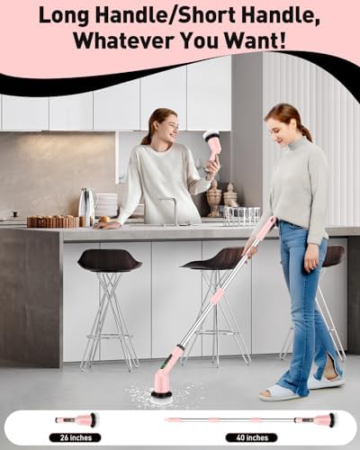 Electric Spin Scrubber for Bathroom, Shower Scrubber - Image 5