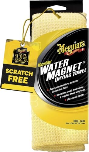 Meguiar's Water Magnet Microfiber Drying Towel, Premium Car Wash Microfiber by Meguiars