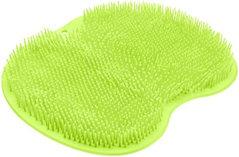 Shower Foot Scrubber Mat Back Washer Back Exfoliating Bath Wash Pad Wall by SZZYXD