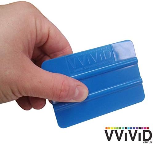 VViViD Blue Handheld Vinyl Wrap Applicator Squeegee - Image 3