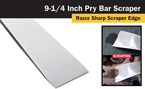 Titan 11509 9-1/4-Inch Stainless Steel Pry Bar Scraper - Image 4