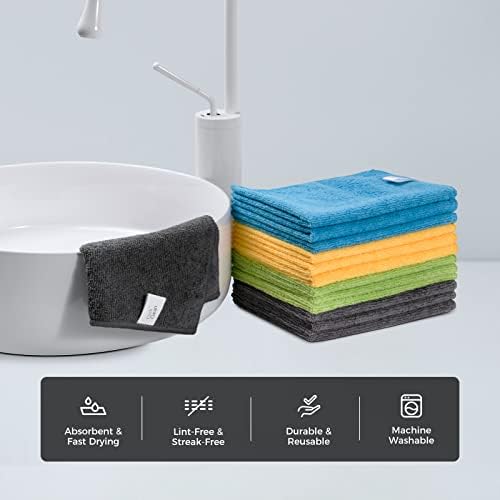 CLICK CLEAN 12 Microfiber Cleaning Cloths - Image 2