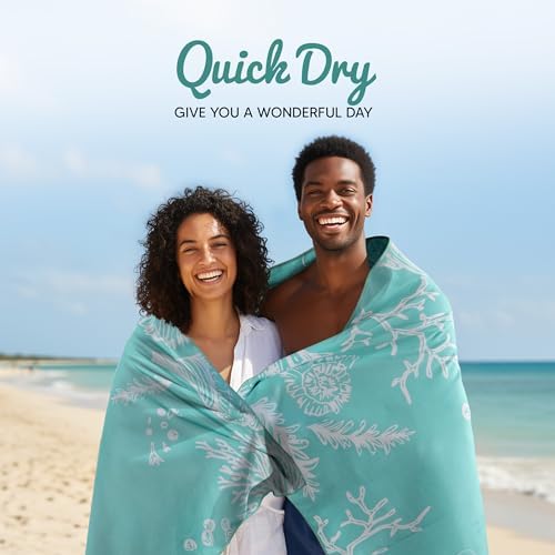 Utopia Towels Thin Lightweight Microfiber Printed Beach Towel 32x71 Inch - Image 6