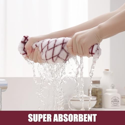 Homaxy Premium Kitchen Towels, Check Design - Image 5