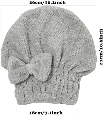 M-bestl Microfiber Hair Towel Wrap to Dry Short Hair Quickly - Image 5