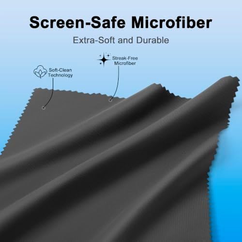 60 Pack Microfiber Glasses Cleaning Cloth Streak & Scratch-Free Lens Cleaning - Image 7