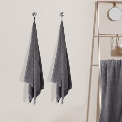 HOMEXCEL 4PK Bath Towel Set, 30x60 in, Absorbent Large Towels - Image 6