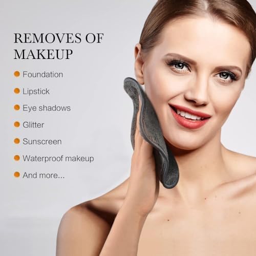 SINLAND Makeup Remover Cloth Reusable Microfiber Face Cloth - Image 3