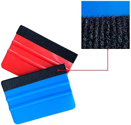 Felt Edge Squeegee Car Wrapping Tool Kits 4 Inch Vinyl Wrap Squeegee Applicator - Image 4