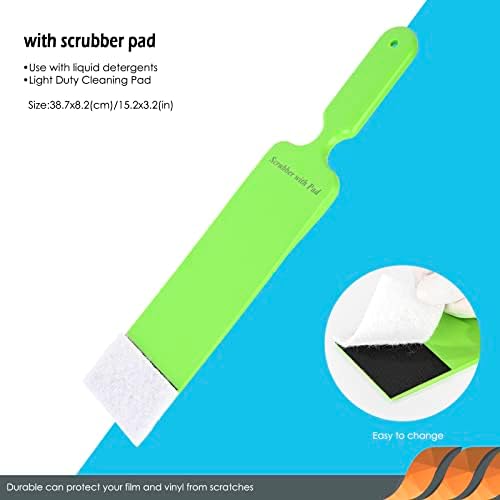 EHDIS Window Tint Bulldozer Squeegee Scrubber Paddle Squeegee, Long Handle Flat - Image 5