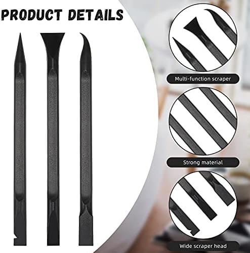 Minatee 18 Pcs Carbon Fiber Plastic Scrapers Cleaning Tool Non-scratch Plastic - Image 3