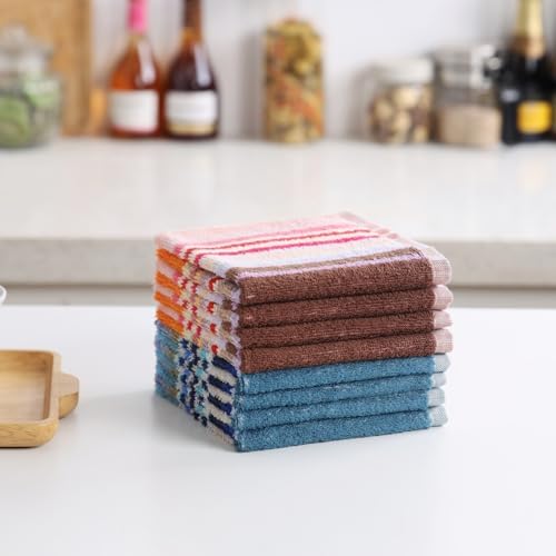 Oeleky Dish Cloths for Washing Dishes, Kitchen Hand Towels WashCloths - Image 7