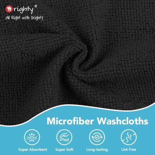 Orighty Wash Cloths, Face Towels 12x12 Inch 10 Pack - Image 4