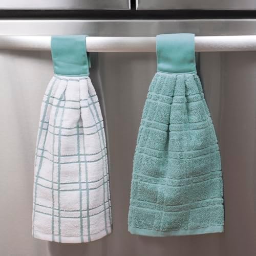 Ritz Premium 100% Cotton Solid and Multi Check Kitchen Tie Towel, Super Soft - Image 5