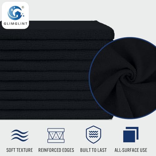 GLIMGLINT Microfiber Cleaning Cloth, 150 Pack Towels - Image 3