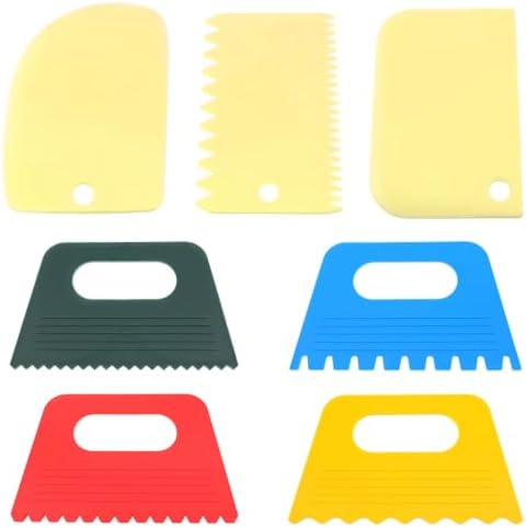 7 Pack Plastic Paint Scraper Set by Unknown