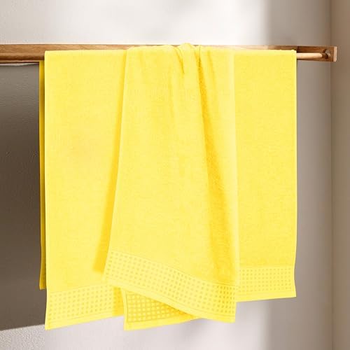 GLAMBURG Ultra Soft 4 Pack Oversized Bath Towel Set 27x54 inches, 100% Cotton - Image 3