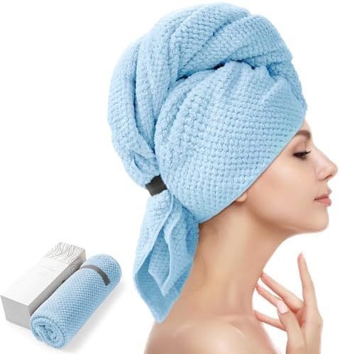 YFONG Large Microfiber Hair Towel Wrap by YFONG