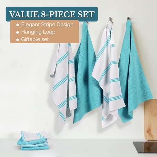 Casa Platino Kitchen Towel Set 8 Pc - Image 5