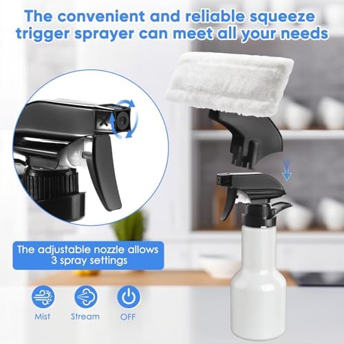 Window Vacuum Squeegee Cordless, 3-in-1 Electric Window Cleaner Tool - Image 3